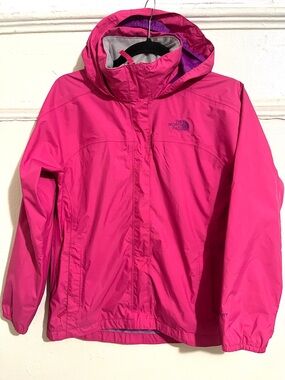 The North Face Hot Pink Hooded Shell Jacket